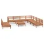 Garden furniture set 10 pieces solid honey brown pine wood by vidaXL, Garden sets - Ref: Foro24-3083132, Price: 515,02 €, Dis...