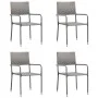 Juego de comedor de jardín de 5 piezas gris de vidaXL, Conjuntos de jardín - Ref: Foro24-3068778, Precio: 239,27 €, Descuento: %