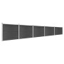 Graues WPC-Zaunplatten-Set 872 x 146 cm von vidaXL, Zaunpaneele - Ref: Foro24-3070458, Preis: 986,33 €, Rabatt: %