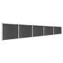 Gray WPC Fence Panel Set 872x146 cm by vidaXL, fence panels - Ref: Foro24-3070458, Price: 1,00 €, Discount: %