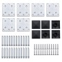 Gray WPC Fence Panel Set 872x146 cm by vidaXL, fence panels - Ref: Foro24-3070458, Price: 990,22 €, Discount: %