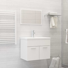 Juego de muebles de baño madera de ingeniería blanco de vidaXL, Muebles de baño - Ref: Foro24-3071315, Precio: 213,01 €, Desc...