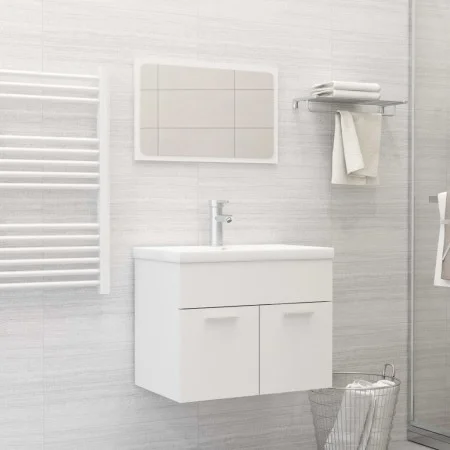 Juego de muebles de baño madera de ingeniería blanco de vidaXL, Muebles de baño - Ref: Foro24-3071315, Precio: 200,50 €, Desc...