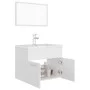 Juego de muebles de baño madera de ingeniería blanco de vidaXL, Muebles de baño - Ref: Foro24-3071315, Precio: 200,50 €, Desc...