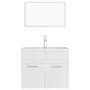 Juego de muebles de baño madera de ingeniería blanco de vidaXL, Muebles de baño - Ref: Foro24-3071315, Precio: 200,50 €, Desc...