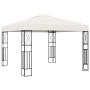 Pavillon mit LED-Lichtbändern 3x3 m aus cremefarbenem Stoff von vidaXL, Zelte und Pavillons - Ref: Foro24-3070326, Preis: 257...