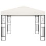 Cenador con tira de luces LED 3x3 m tela color crema de vidaXL, Carpas y cenadores - Ref: Foro24-3070326, Precio: 257,39 €, D...