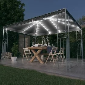 Pavillon mit LED-Lichtbändern 400x300 cm anthrazitgrau von vidaXL, Zelte und Pavillons - Ref: Foro24-3070341, Preis: 291,31 €...