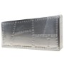 Mesa de centro estilo aviador vintage de aluminio