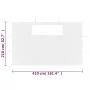 Seitliche Wände des Pavillons mit 2 Fenstern, weiß. von vidaXL, Zubehör für Pavillons und Pavillons - Ref: Foro24-3070428, Pr...