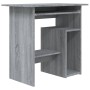 Sonoma grauer Sperrholzschreibtisch 80x45x74 cm von vidaXL, Schreibtische - Ref: Foro24-815478, Preis: 61,54 €, Rabatt: %