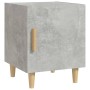 Nachttische 2 Stück betongraues Sperrholz von vidaXL, Nachttische - Ref: Foro24-812051, Preis: 46,69 €, Rabatt: %