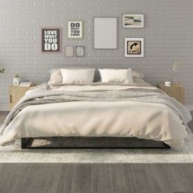 Bedside tables 2 units plywood oak Sonoma color by vidaXL, Nightstands - Ref: Foro24-812067, Price: 69,74 €, Discount: %