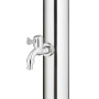 Gartendusche mit grauem Sockel 220 cm aus Edelstahl von vidaXL, Pool- und Spa-Zubehör - Ref: Foro24-3070793, Preis: 346,00 €,...