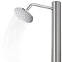 Garden shower with gray base 220 cm stainless steel by vidaXL, Pool and spa accessories - Ref: Foro24-3070793, Price: 338,80 ...