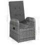 Juego de comedor para jardín 5 piezas gris de vidaXL, Conjuntos de jardín - Ref: Foro24-3068765, Precio: 769,28 €, Descuento: %