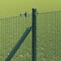 Reja con postes Verde 1.4 x 50 m Acero