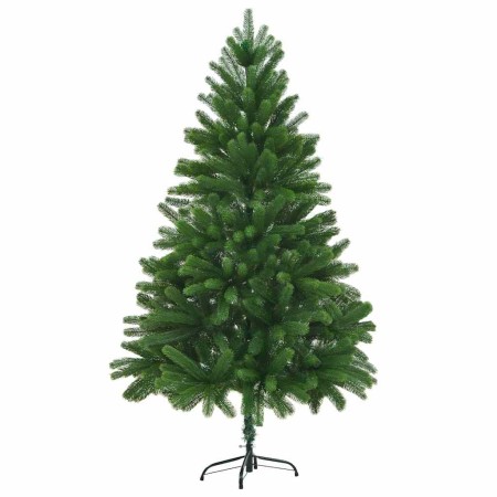Árbol de Navidad artificial hojas realistas verde 210 cm