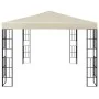 Gazebo with 3x4 m cream LED light strip by vidaXL, Tents and gazebos - Ref: Foro24-3070321, Price: 223,47 €, Discount: %