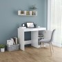 Schreibtisch aus glänzend weißem Sperrholz, 100 x 50 x 76 cm von vidaXL, Schreibtische - Ref: Foro24-801802, Preis: 89,41 €, ...