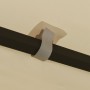 Cenador con tira de luces LED 3x4 m crema de vidaXL, Carpas y cenadores - Ref: Foro24-3070321, Precio: 242,61 €, Descuento: %