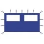Gazebo side wall with windows blue 4x2 m by vidaXL, Accessories for pavilions and gazebos - Ref: Foro24-3070422, Price: 21,15...