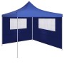 Pavillon-Seitenwand mit Fenstern blau 4x2 m von vidaXL, Zubehör für Pavillons und Pavillons - Ref: Foro24-3070422, Preis: 20,...