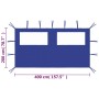 Pavillon-Seitenwand mit Fenstern blau 4x2 m von vidaXL, Zubehör für Pavillons und Pavillons - Ref: Foro24-3070422, Preis: 20,...