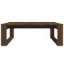 Engineered wood brown oak coffee table 100x100x35 cm by vidaXL, Coffee table - Ref: Foro24-816001, Price: 79,52 €, Discount: %