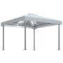 Cenador con tira de luces LED aluminio crema 300x300 cm de vidaXL, Carpas y cenadores - Ref: Foro24-3070342, Precio: 391,69 €...