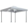 Cenador con tira de luces LED aluminio crema 300x300 cm de vidaXL, Carpas y cenadores - Ref: Foro24-3070342, Precio: 406,86 €...