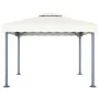 Pavillon mit LED-Lichtleiste Aluminium creme 300x300 cm von vidaXL, Zelte und Pavillons - Ref: Foro24-3070342, Preis: 391,80 ...