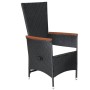3-teiliges Garten-Esszimmerset schwarz von vidaXL, Gartensets - Ref: Foro24-3068705, Preis: 360,52 €, Rabatt: %
