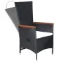 3-teiliges Garten-Esszimmerset schwarz von vidaXL, Gartensets - Ref: Foro24-3068705, Preis: 353,76 €, Rabatt: %