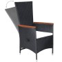 Juego de comedor para jardín 3 piezas negro de vidaXL, Conjuntos de jardín - Ref: Foro24-3068705, Precio: 360,52 €, Descuento: %