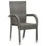 Gray 3-piece garden dining set by vidaXL, Garden sets - Ref: Foro24-3072477, Price: 170,05 €, Discount: %