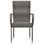 Graues 3-teiliges Garten-Essset von vidaXL, Gartensets - Ref: Foro24-3072477, Preis: 167,33 €, Rabatt: %