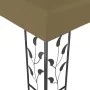 Garden gazebo tent with LED light strip 3x3m taupe 180 g/m² by vidaXL, Tents and gazebos - Ref: Foro24-3070312, Price: 261,75...