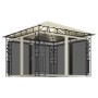 Pavillon mit Moskitonetz und cremefarbenem LED-Lichtband 3x3x2,73m von vidaXL, Zelte und Pavillons - Ref: Foro24-3070314, Pre...