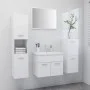 Weißes Badezimmermöbelset aus Holzwerkstoff von vidaXL, Badezimmermöbel - Ref: Foro24-3071360, Preis: 298,17 €, Rabatt: %