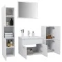 Weißes Badezimmermöbelset aus Holzwerkstoff von vidaXL, Badezimmermöbel - Ref: Foro24-3071360, Preis: 298,17 €, Rabatt: %