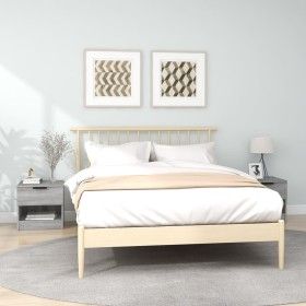Nachttische 2 Stück Sonoma graues Sperrholz von vidaXL, Nachttische - Ref: Foro24-817048, Preis: 72,67 €, Rabatt: %