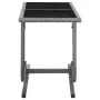 Juego de comedor para jardín 3 piezas gris de vidaXL, Conjuntos de jardín - Ref: Foro24-3072480, Precio: 130,74 €, Descuento: %