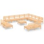 Garden furniture set 13 pieces solid pine wood by vidaXL, Garden sets - Ref: Foro24-3083169, Price: 555,69 €, Discount: %
