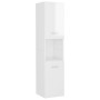 Conjunto de muebles de baño aglomerado blanco de vidaXL, Muebles de baño - Ref: Foro24-3070910, Precio: 164,06 €, Descuento: %