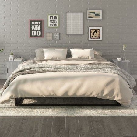 Nachttische 2 Stück Sonoma graues Sperrholz von vidaXL, Nachttische - Ref: Foro24-817318, Preis: 60,89 €, Rabatt: %