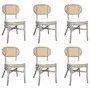 Sillas de comedor 6 unidades lino gris de vidaXL, Sillas de comedor - Ref: Foro24-3071724, Precio: 510,04 €, Descuento: %