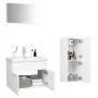Weißes Badezimmermöbelset aus Holzwerkstoff von vidaXL, Badezimmermöbel - Ref: Foro24-3071450, Preis: 246,94 €, Rabatt: %