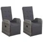 Graues 3-teiliges Garten-Essset von vidaXL, Gartensets - Ref: Foro24-3068712, Preis: 423,85 €, Rabatt: %