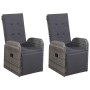 Gray 3-piece garden dining set by vidaXL, Garden sets - Ref: Foro24-3068712, Price: 438,78 €, Discount: %